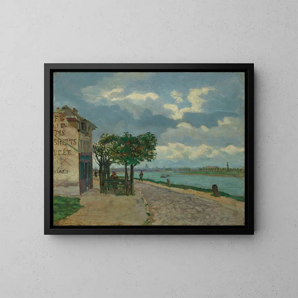 Brzegi Sekwany - Armand Guillaumin — oprawiony obraz na ścianie