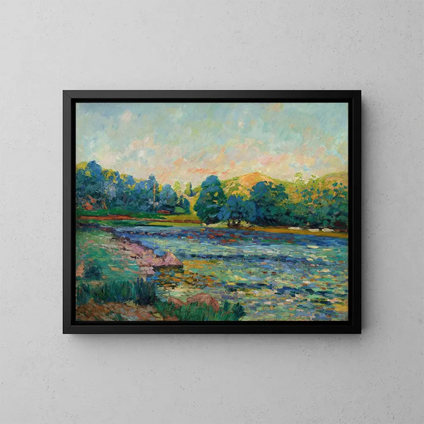 Bords de rivière - Armand Guillaumin — oprawiony obraz na ścianie