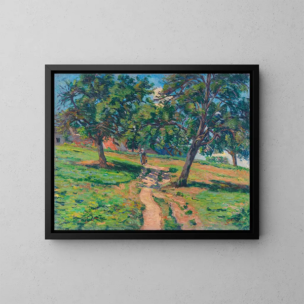 Chemin de Damiette - Armand Guillaumin — oprawiony obraz na ścianie