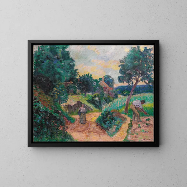 Chemin des Carrières Miregaudon - Armand Guillaumin — oprawiony obraz na ścianie