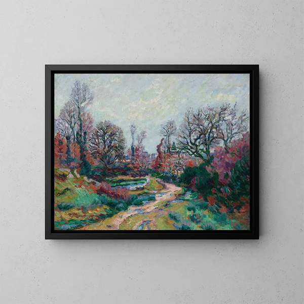 Droga do studni po deszczu - Armand Guillaumin — oprawiony obraz na ścianie
