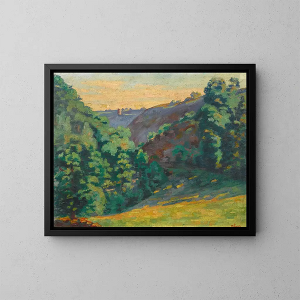 Crozant, wąwóz Sédelle, La Folie - Armand Guillaumin — oprawiony obraz na ścianie