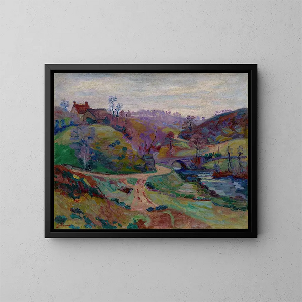 Pont Charraud w Crozant - Armand Guillaumin — oprawiony obraz na ścianie