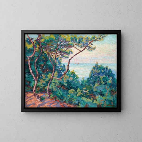 Côte d'Azur - Armand Guillaumin — oprawiony obraz na ścianie
