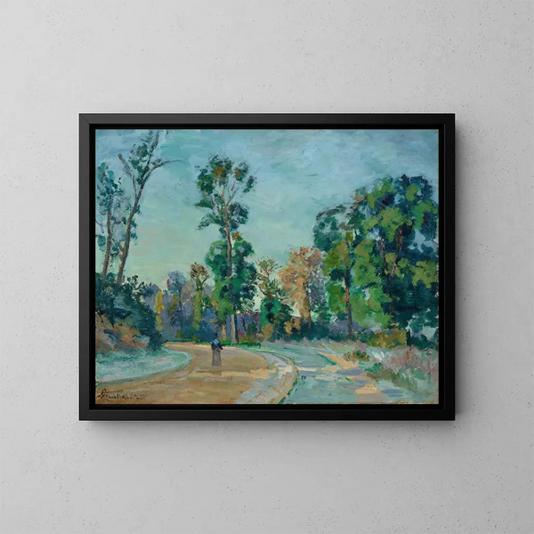Gèle blanche en Île-de-France - Armand Guillaumin — oprawiony obraz na ścianie