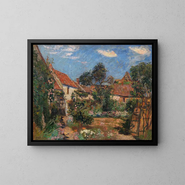 Ogrod w Janville-sur-Juine - Armand Guillaumin — oprawiony obraz na ścianie