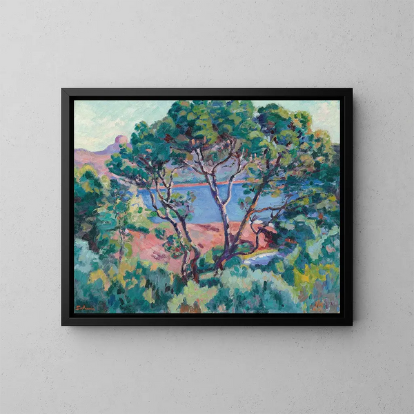 La Baie d'Agay - Armand Guillaumin — oprawiony obraz na ścianie