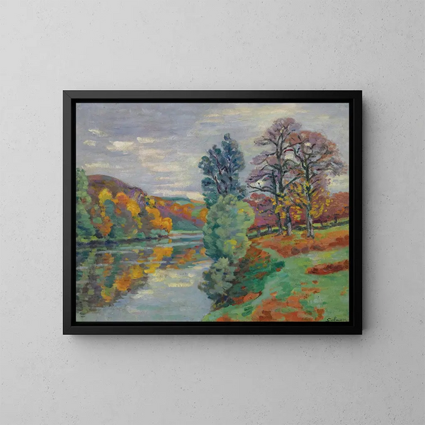La Roche De L’echo, Crozant (1913) - Armand Guillaumin — oprawiony obraz na ścianie