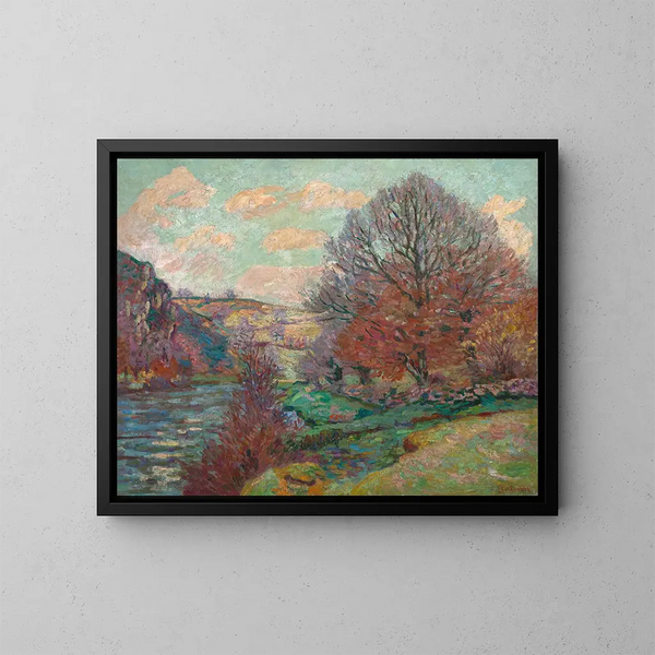 La Roche de l'Écho à Crozant - Armand Guillaumin — oprawiony obraz na ścianie