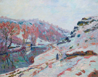 Armand Guillaumin - La Valle de la Sedelle sous la neige Creuse.webp