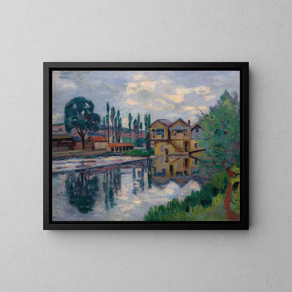 La scierie de Poitiers - Armand Guillaumin — oprawiony obraz na ścianie