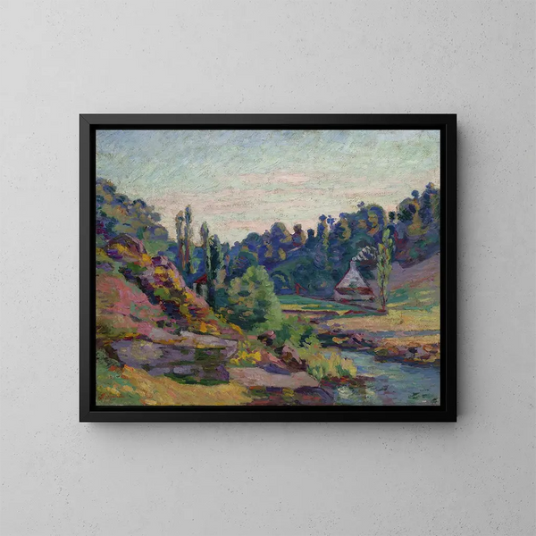 Le Moulin de Jonon à Creuse - Armand Guillaumin — oprawiony obraz na ścianie