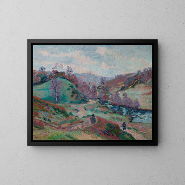 Most Charraud nad Creuse - Armand Guillaumin — oprawiony obraz na ścianie
