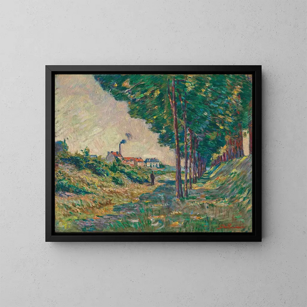 Le chemin de halage, Charenton, Île-de-France - Armand Guillaumin — oprawiony obraz na ścianie