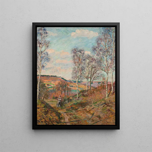 Le chemin vers la vallée - Armand Guillaumin — oprawiony obraz na ścianie