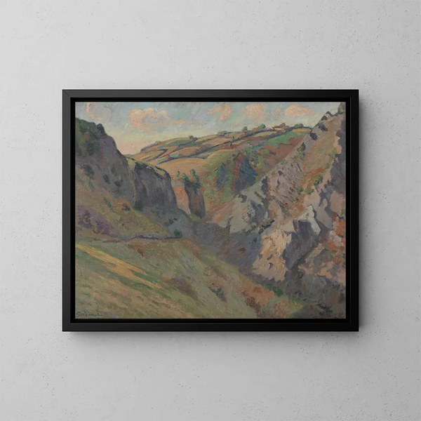 Les Grottes de Prunal près de Pontgibaud - Armand Guillaumin — oprawiony obraz na ścianie