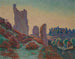 Ruiny zamku w Crozant - Armand Guillaumin — widok dzieła
