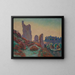 Ruiny zamku w Crozant - Armand Guillaumin — oprawiony obraz na ścianie