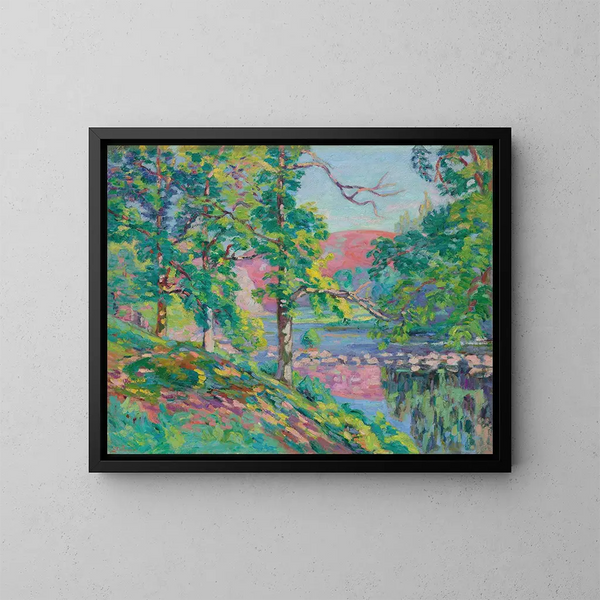 Brzegi Creuse - Armand Guillaumin — oprawiony obraz na ścianie