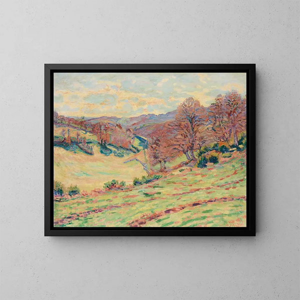 Les grandes gouttes du soir - Armand Guillaumin — oprawiony obraz na ścianie