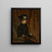 Madame Guillaumin z wachlarzem - Armand Guillaumin — oprawiony obraz na ścianie