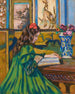 Madeleine Guillaumin czytająca - Armand Guillaumin — widok dzieła
