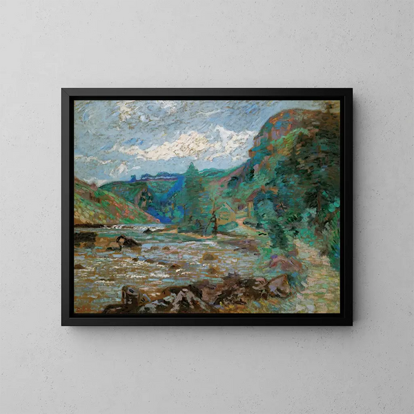 Moulin Bouchardon w Crozant - Armand Guillaumin — oprawiony obraz na ścianie