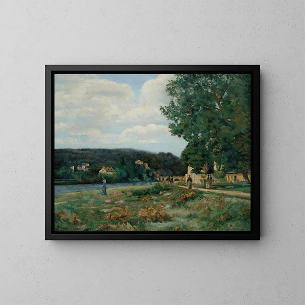 Krajobraz wyspy Île-de-France - Armand Guillaumin — oprawiony obraz na ścianie