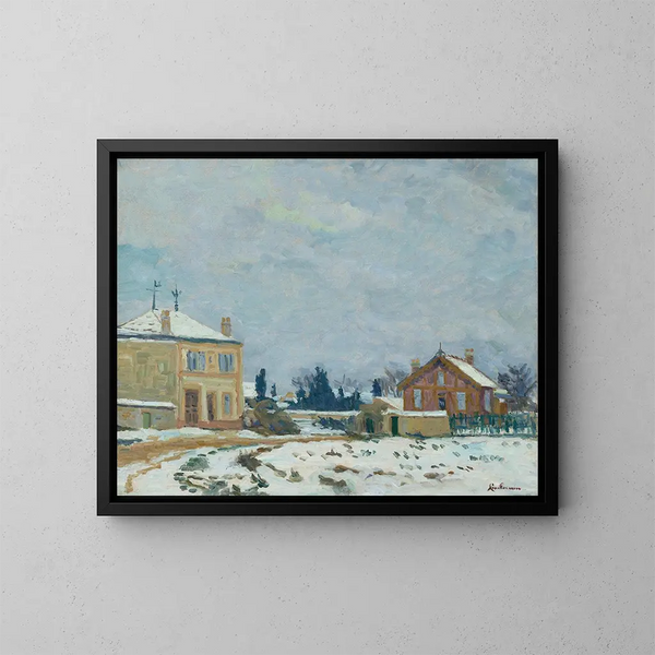 pejzażu w Île-de-France - Armand Guillaumin — oprawiony obraz na ścianie
