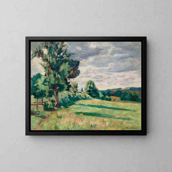 Pastwiska stodoły Crozant - Armand Guillaumin — oprawiony obraz na ścianie