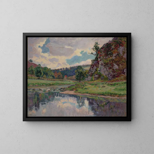 Rochers de Genetins sur Creuse - Armand Guillaumin — oprawiony obraz na ścianie
