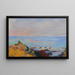 Brzeg morski w Saint-Palais - Armand Guillaumin — oprawiony obraz na ścianie
