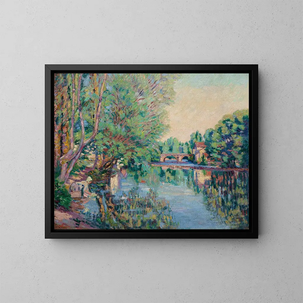 Saint-Pré pod Vézelay - Armand Guillaumin — oprawiony obraz na ścianie