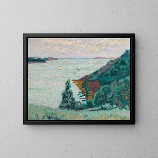 Saint-Servan - Armand Guillaumin — oprawiony obraz na ścianie