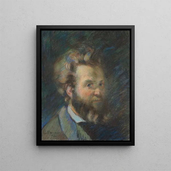 autoportretu - Armand Guillaumin — oprawiony obraz na ścianie