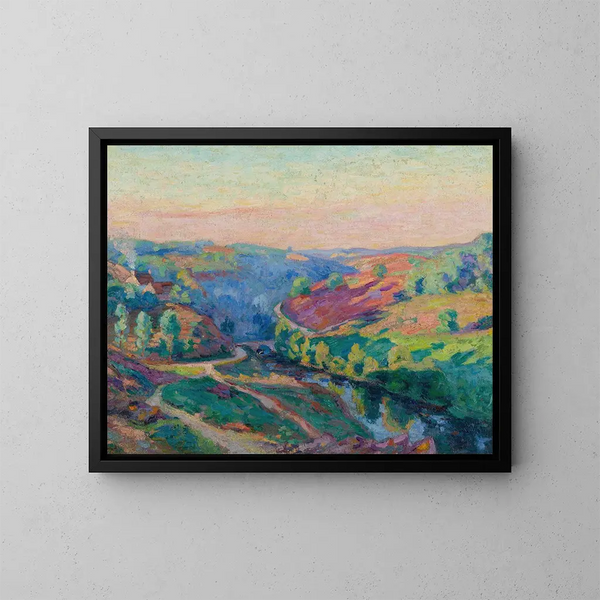 Dolina Creuse - Armand Guillaumin — oprawiony obraz na ścianie