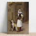 Reprodukcja obrazu Arnaut i dwa whippety - Jean-Léon Gérôme