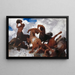 Bataille du Centaure - Arnold Böcklin — oprawiony obraz na ścianie
