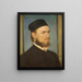 Le peintre Franz von Lenbach - Arnold Böcklin — oprawiony obraz na ścianie