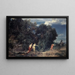 La chasse de Diane - Arnold Böcklin — oprawiony obraz na ścianie