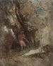Fauna i nimfa w lesie - Arnold Böcklin — widok dzieła
