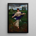 Rozsypane kwiaty - Arnold Böcklin — oprawiony obraz na ścianie