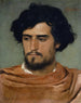 Głowa Rzymianina - Arnold Böcklin — widok dzieła