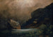 Jezioro w górach z mewami - Arnold Böcklin — widok dzieła