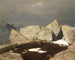 pejzażu górskiego z kozłem - Arnold Böcklin — widok dzieła