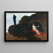 Ulysse et Calypso - Arnold Böcklin — oprawiony obraz na ścianie