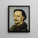 Portret Adolfa Bayersdorfera - Arnold Böcklin — oprawiony obraz na ścianie