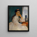 Portret Clary Böcklin, starsza córka artysty - Arnold Böcklin — oprawiony obraz na ścianie