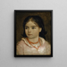 portret Lucia, córki artysty - Arnold Böcklin — oprawiony obraz na ścianie