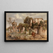 Taverne romaine - Arnold Böcklin — oprawiony obraz na ścianie